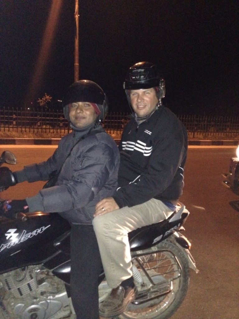 A motorcycle ride with Samrat I will never forget